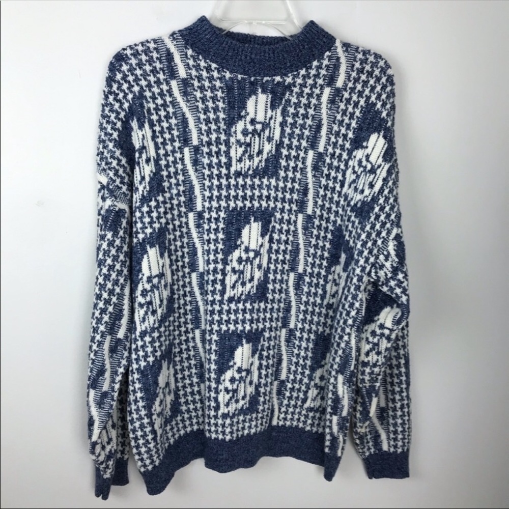 Vintage Oversized Cozy Sweater Balloon Sleeves